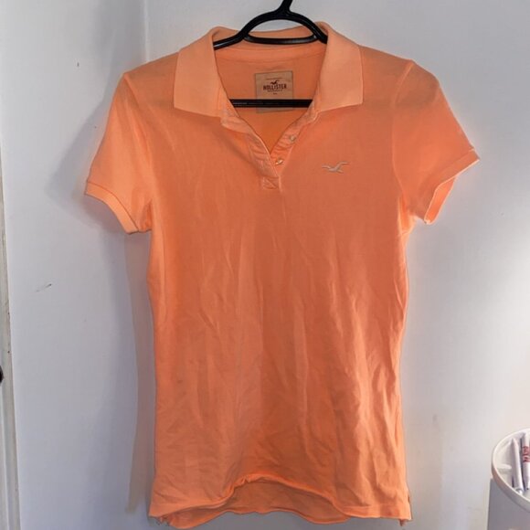 Hollister - Orange Polo - Picture 1 of 3